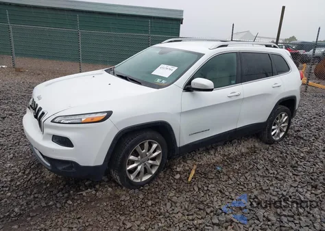 2015 Jeep Cherokee Limited z USA, uszkodzony, nr VIN 1C4PJLDB1FW732815